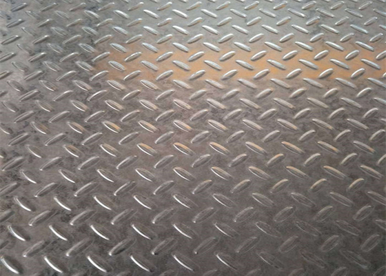 3mm Thickness Galvanized Checkered Plate Steel A36 Ss400 S235jr St37